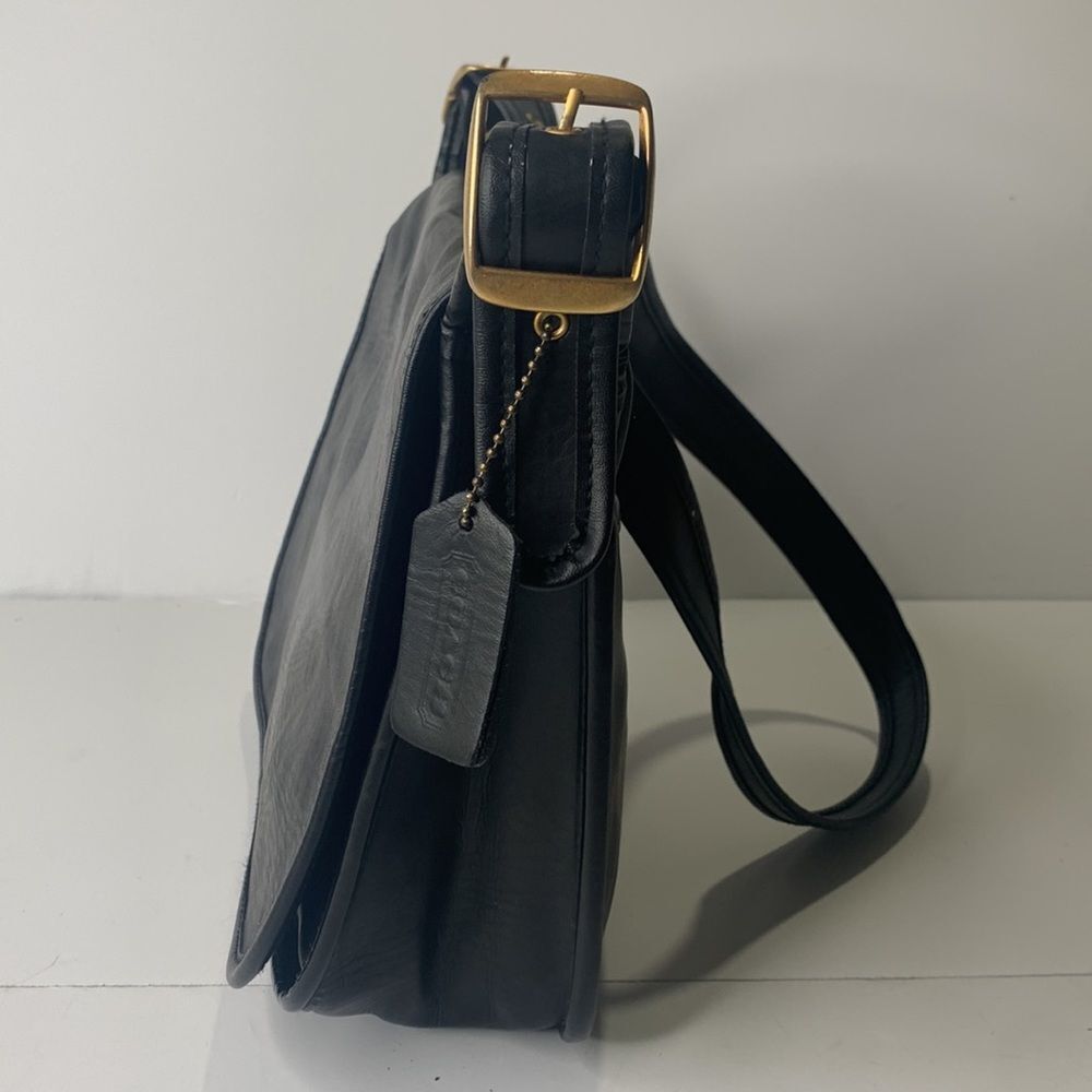 Coach Patricia’s Legacy black leather satchel bag - Picture 2 of 10